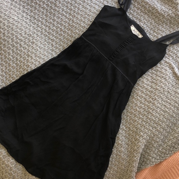 Black Silk Deletta Dress for Anthropologie - Picture 3 of 7